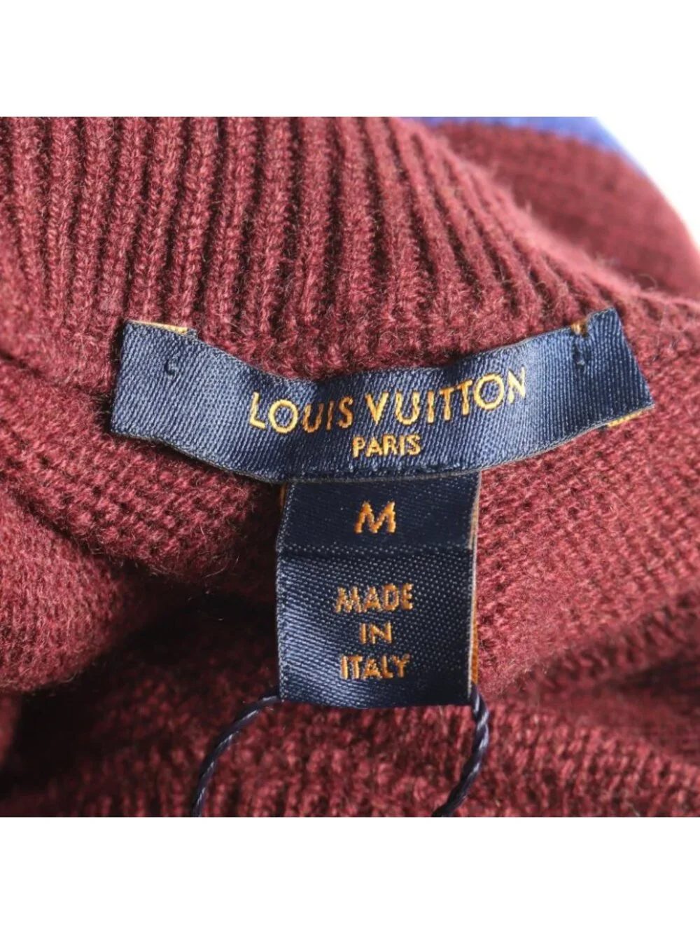 Louis Vuitton Knit Logo Shoulder Button Cashmere Sweater